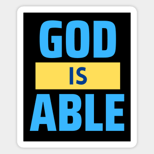 God Is Able | Christian Magnet